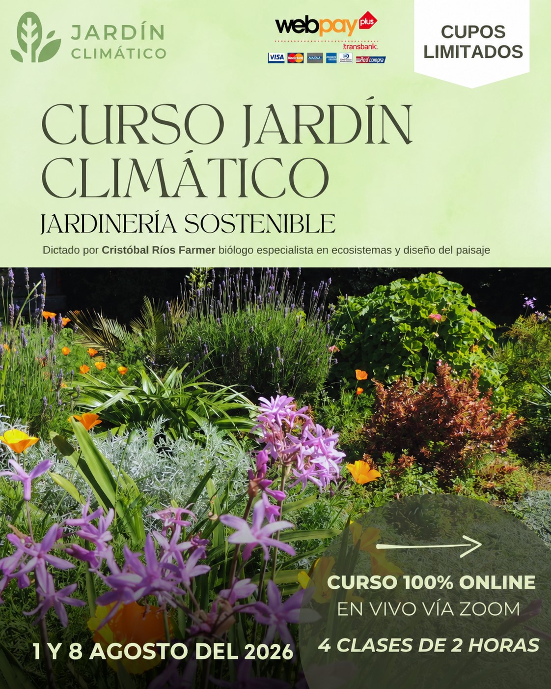 Curso de Paisajismo Sostenible Online Jardín Climatico Agosto 2026 - Imagen 12